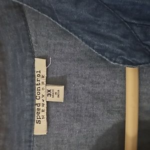 Denim Button Down dress with belt